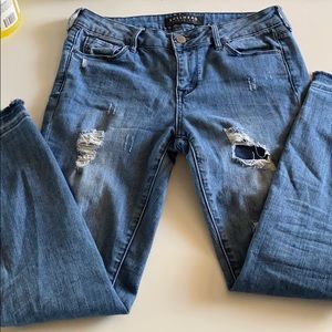 Pacsun High rise distressed jeans